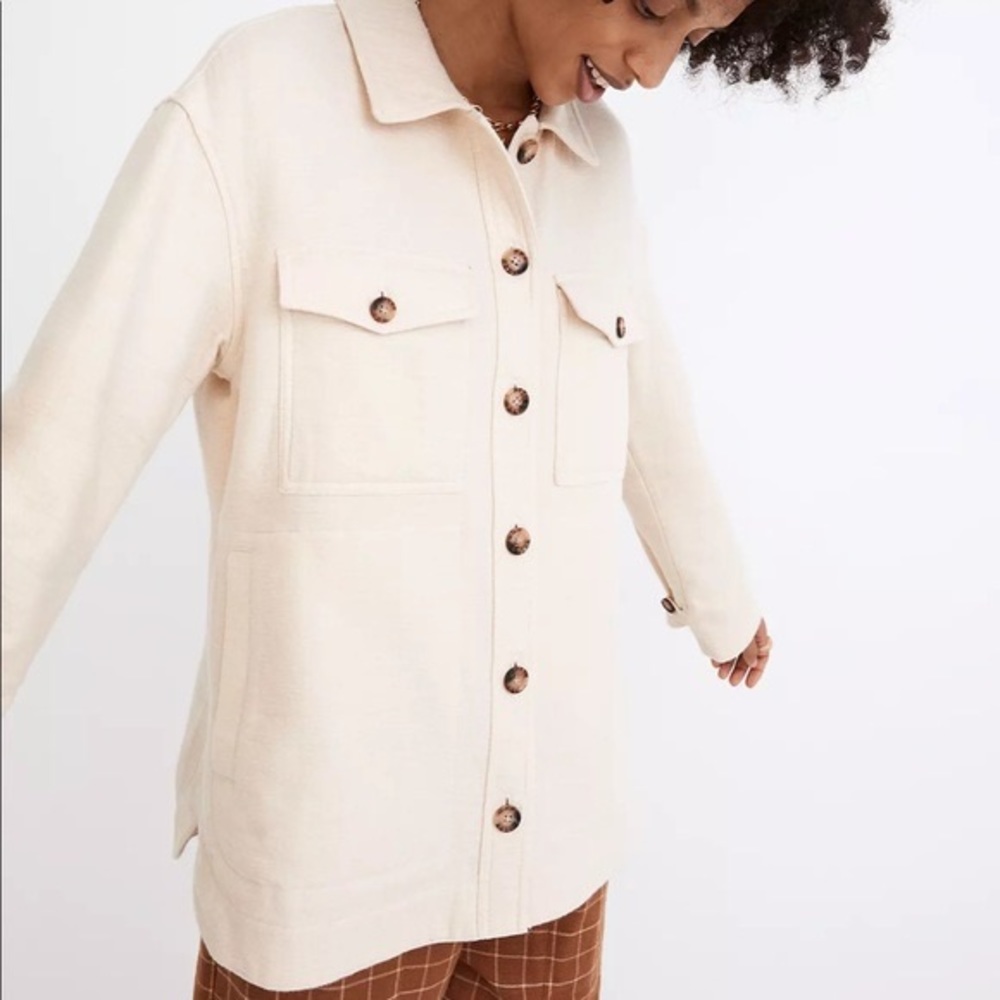 Madewell Waffle Shacket - LIGHTLY WORN - sz Sm